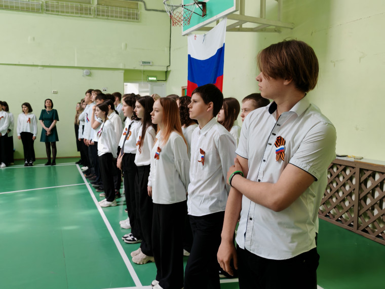 Смотр строя и песни 5-8 класс.